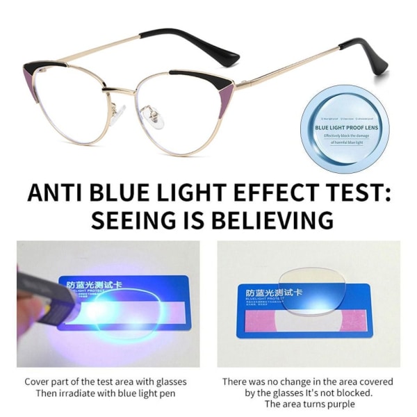 Anti-Blue Light -lasit Pyöreät silmälasit 2 2 2 8963 | 2 | 2 | Fyndiq
