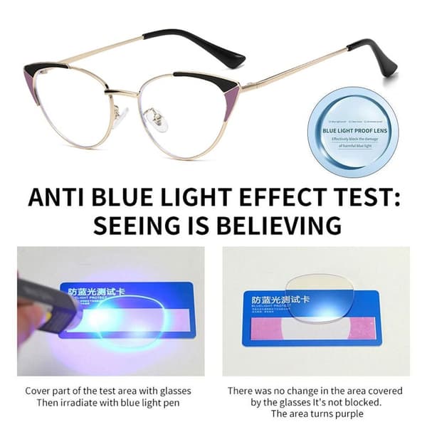 Anti-Blue Light -lasit Pyöreät silmälasit 4 4 4