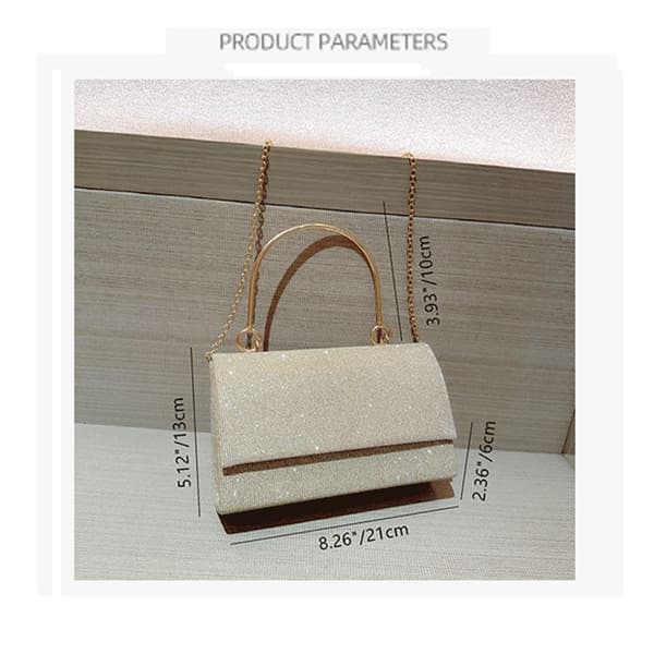 Kedja Axelväskor Evening Bag Handväska