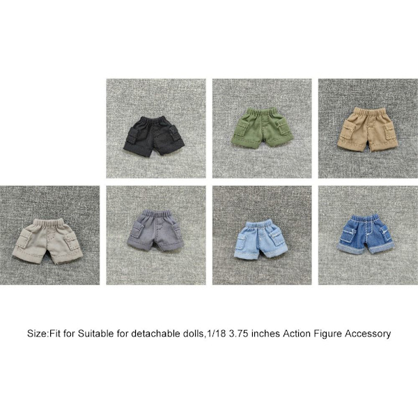 1/18 Pienoisvaatteet Soldier Casual -housut 7 7 7