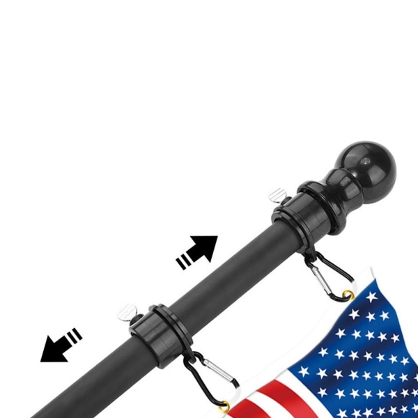 6ft flaggstångshållare Flaggstång C C C