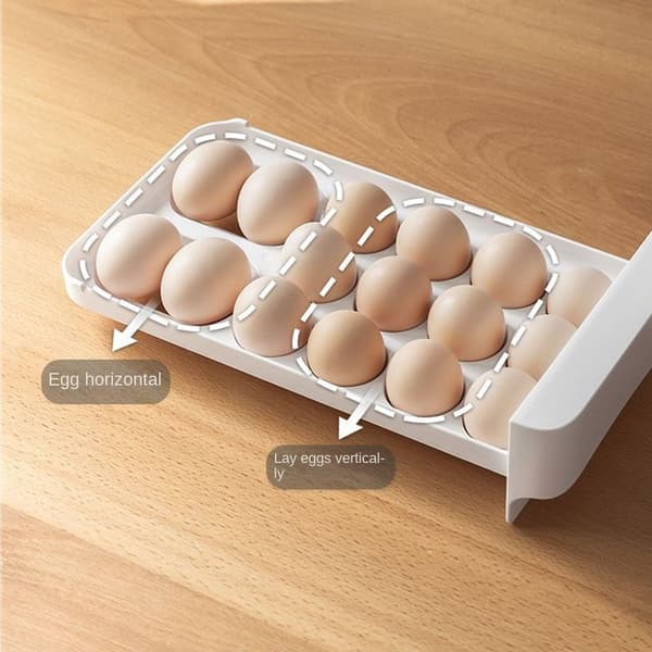 Egg Oppbevaringsboks Eggebrettholder Eggeboks
