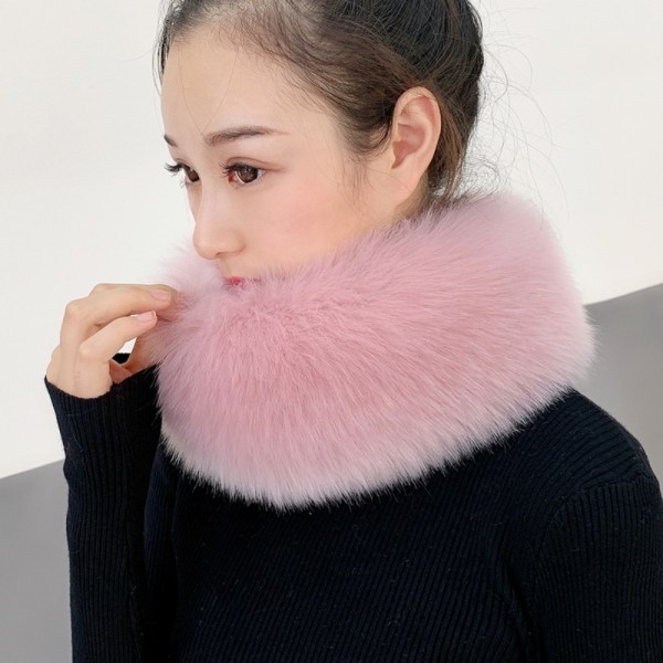 Vinterneck Wrap Faux Fur Scarf RÖD red