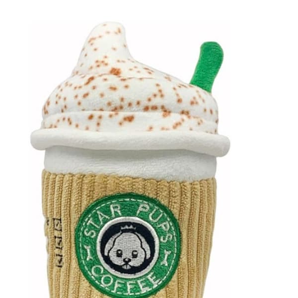 Hundelegetøj Chew Squeaky Coffee Cup Design