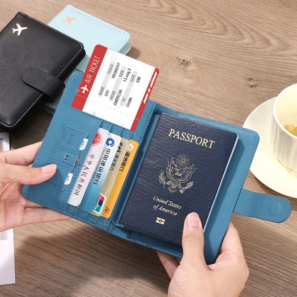 RFID Passport Cover Passport Clip GRÖN green