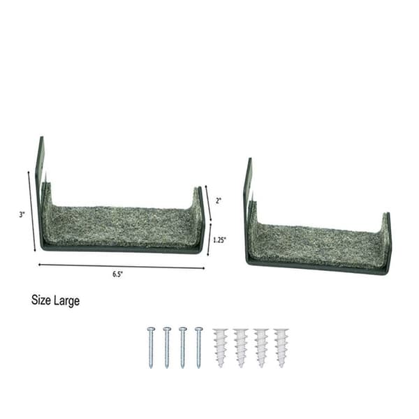 2 par Snowboard Wall Mount Skateboard Display Rack 2 2 2