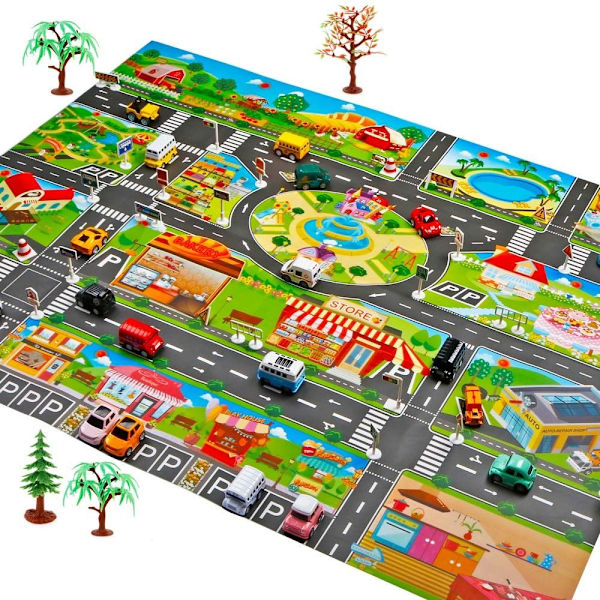 Barn Game Carpet Traffic Map Mat 2 2 2