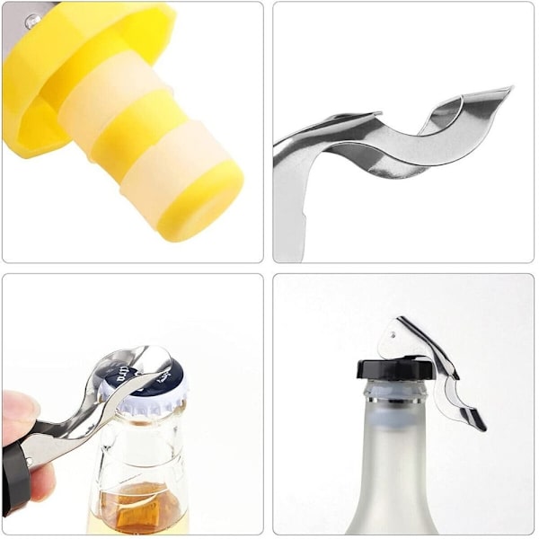Vinpropp Drycksförslutningsplugg GUL Yellow