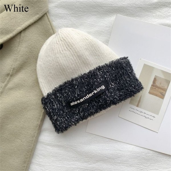 Knitted Hat Beanie Hatut VALKOINEN white