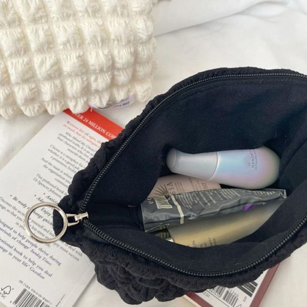 Kosmetisk veske Clutch veske HVIT white
