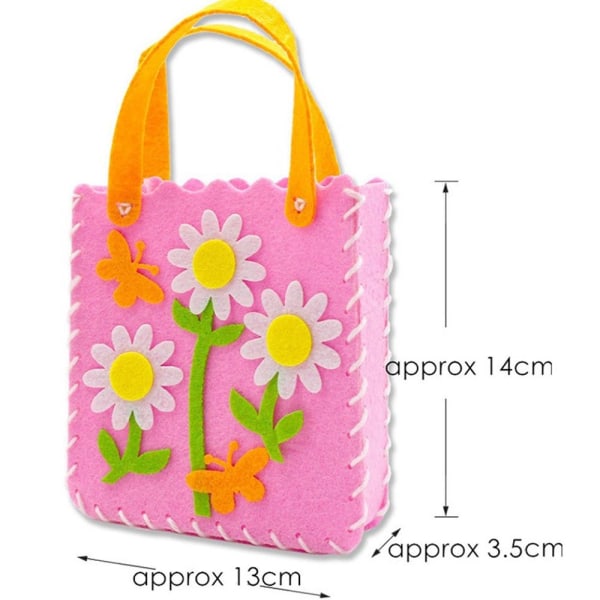 Gör-det-själv-handväska Barn Hantverksleksak LITE BLOMMA LITE BLOMMA Little Flower
