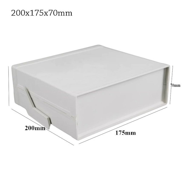 Elektronisk prosjektboks Vanntett deksel Prosjekt 200X175X70MM 200x175x70mm
