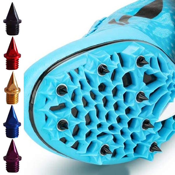20 kpl Track Spikes Carbon Spikes PUNAINEN Red