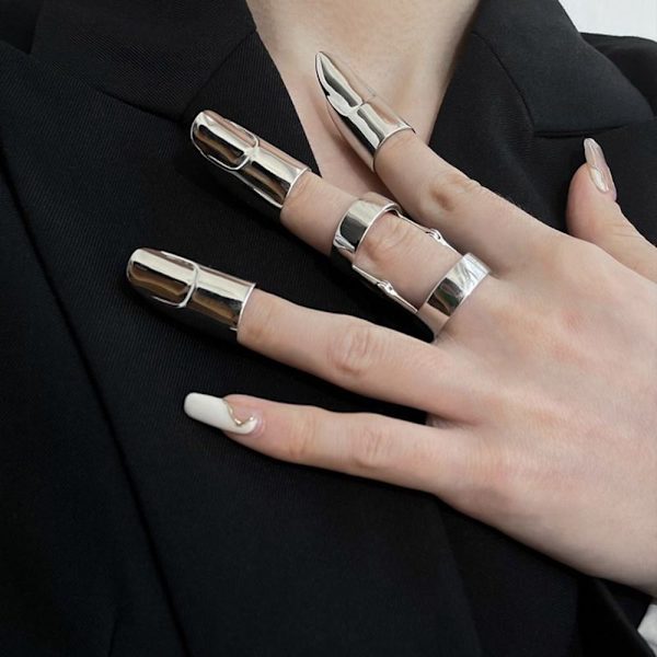Cover Ring Finger Ring GULD KORT gold short
