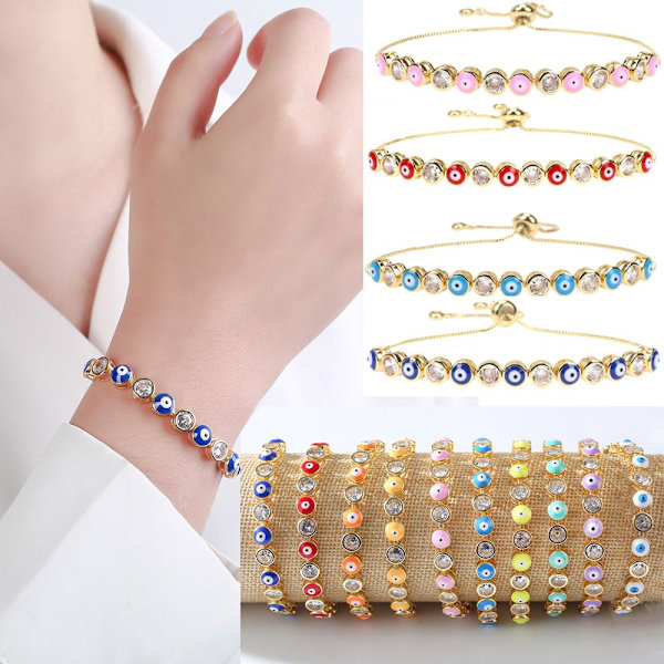 Ondaöga Armband Kubisk Zirkonia Manschettarmband 4