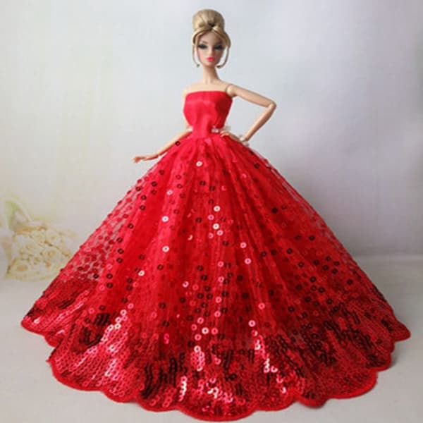 Docka Bröllopsklänning Docka Kjol 7 7 7