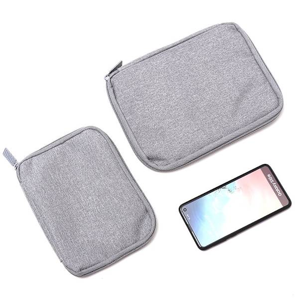 Digitaalinen säilytyspussi Datakaapelin organizer GREY 3 3 grey 3-3
