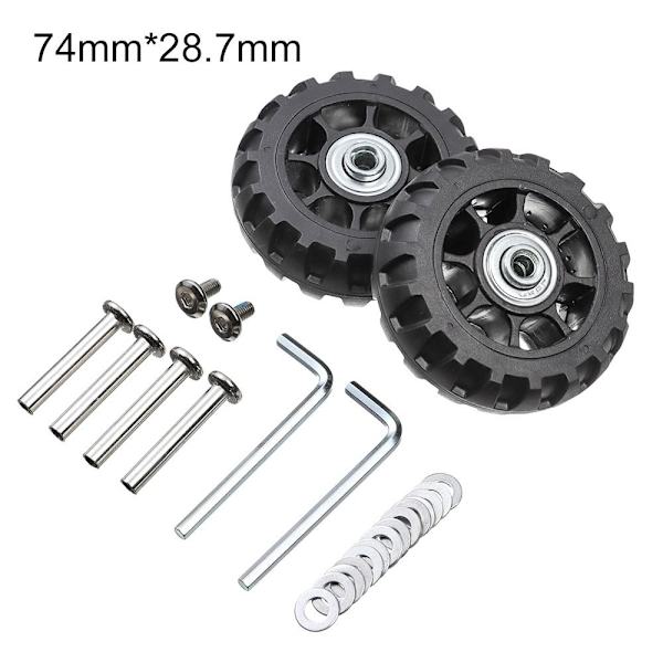2st Byt hjul Resbagagehjul 74MM*28,7MM 74mm*28.7mm
