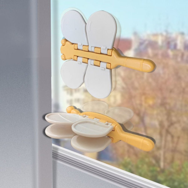 3 kpl baby turvakaapit oven ikkunan rajoitin KELTAINEN Yellow