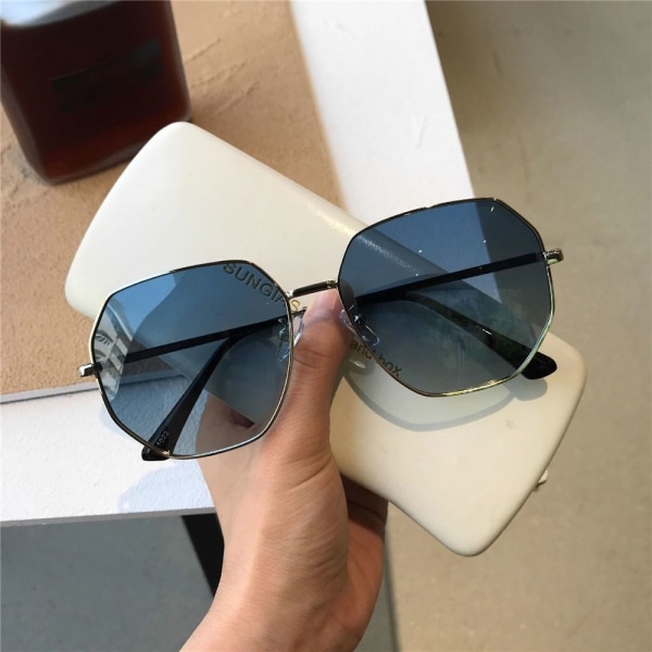 Hexagon Solbriller Polygon Shades SORT-SORT SORT-SORT Black-Black