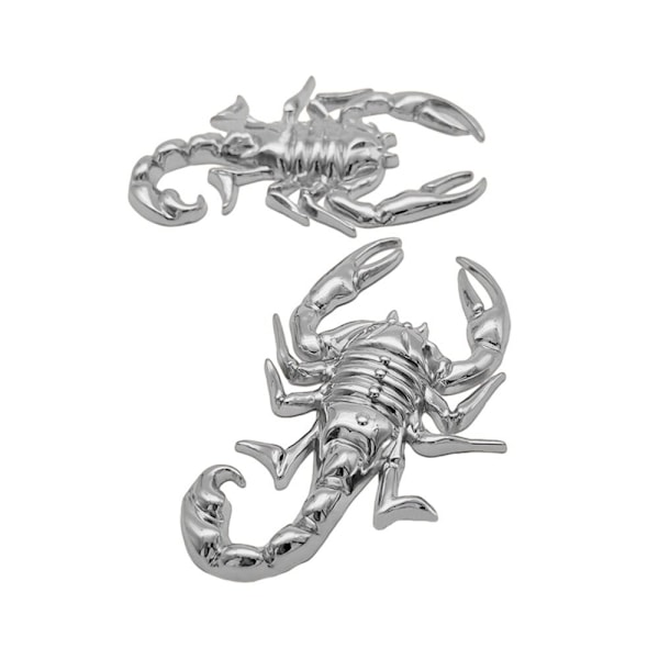 Emblem Bil Klistermærke SØLV Silver