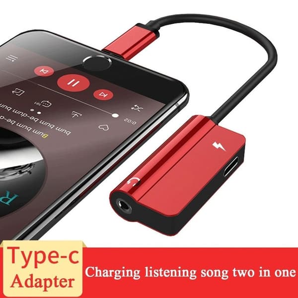 3 stk lydopladningsadapter USB Type-C til 3,5 mm stik SØLV silver 3pcs-3pcs