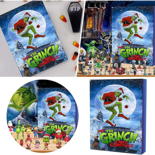 Christmas Blind Box Christmas Countdown Grinch Blind Box