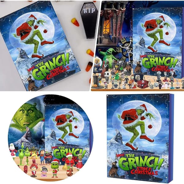 Jule Blind Box Jule Nedtælling Grinch Blind Box