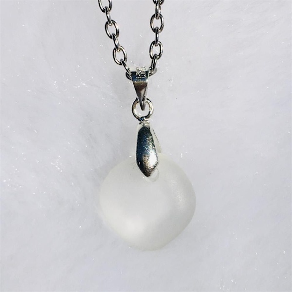 Sea Glass Halsband Kedja Halsband SILVER 1 SILVER 1 Silver 1