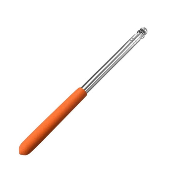 2stk teleskopisk flagstang Udvidelig flagstang ORANGE 1,6METER orange 1.6Meter