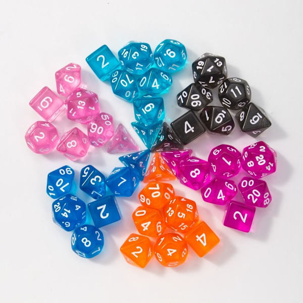 Dice Sets Spel Dice RED red