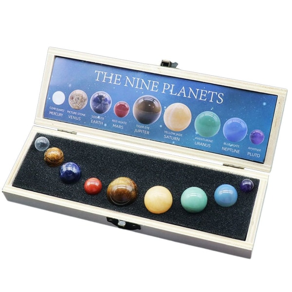 Natural Crystal 8/9 Planet Ball 9 PLANETS 9 PLANETS