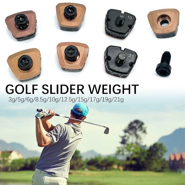 Golf Slider Vægtklub Modvægt 17G 17G 17g