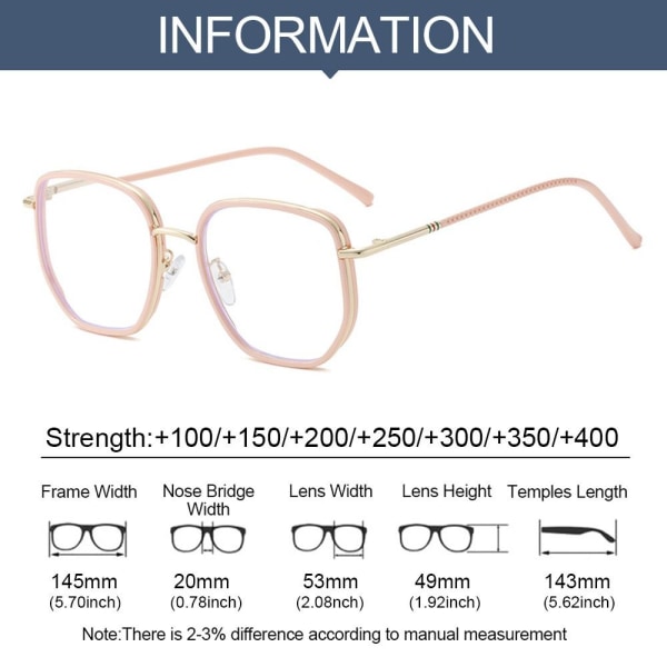 Læsebriller Briller WHITE STRENGTH 150 White Strength 150
