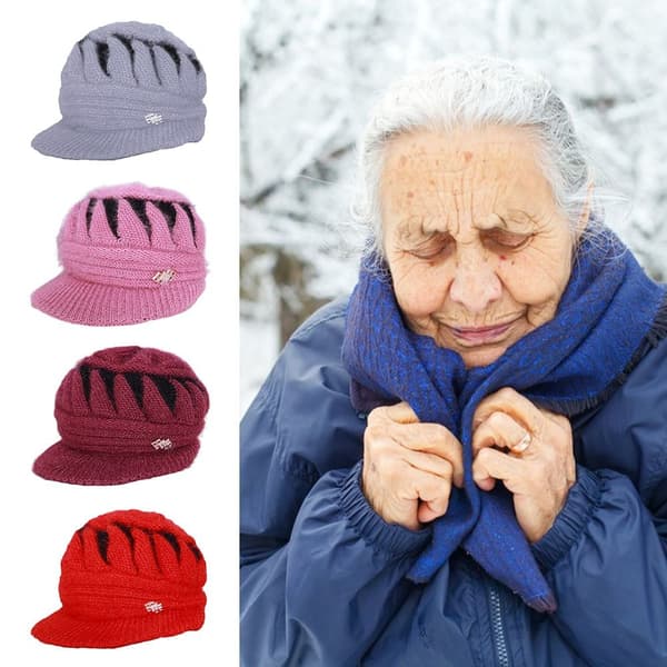 Dame Cap Bøttehatter RØD red