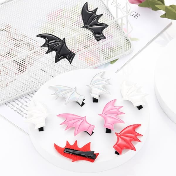 3 par Halloween hårnåle Devil Ears Pandebånd SORT 02 02 black 02-02
