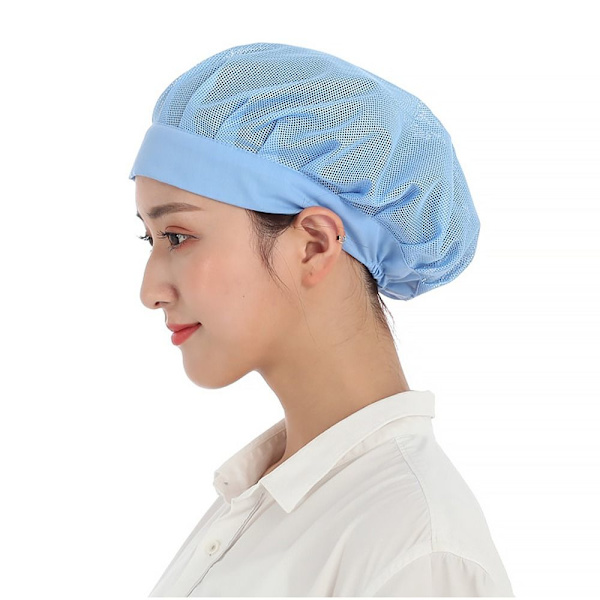 Chef Cap Cook Hat LYS BLÅ light blue