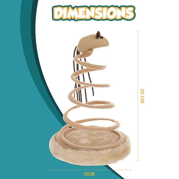 Springing Cat Toy Claw Scratcher 01 01 01