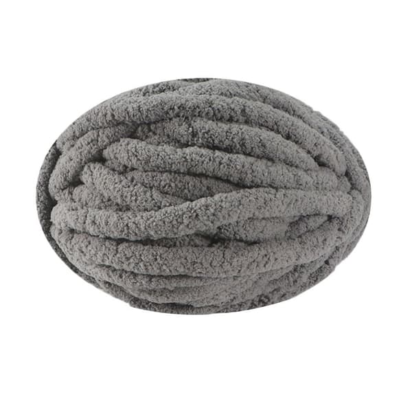 250g/Kuglehæklet garn Garn Kugle GRÅ Grey