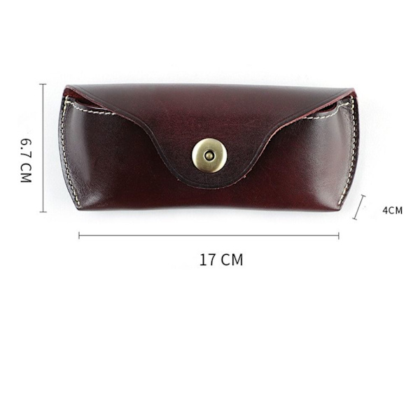 Silmälasien pussin case RUSKEA brown