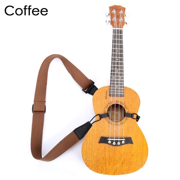 Ukulele Strap Guitar Accessories COFFEE Coffee