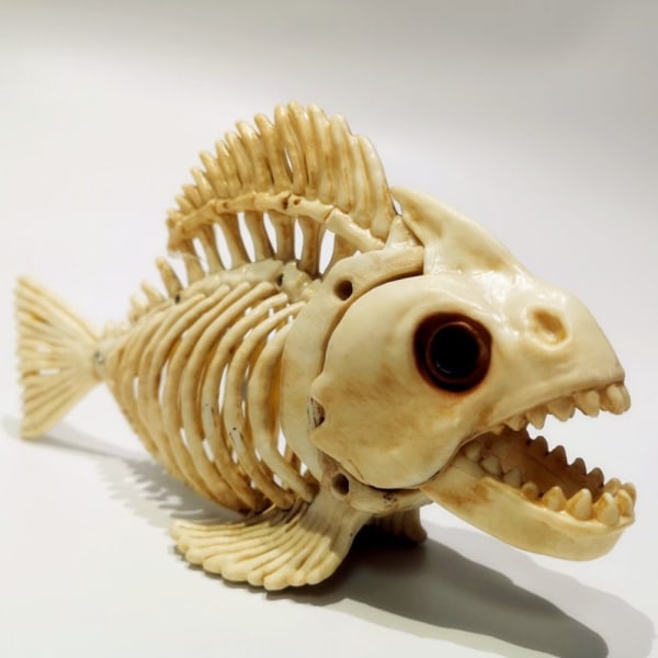 Halloween bevægeligt skelet Dyr Falsk skelet FISK FISK fish