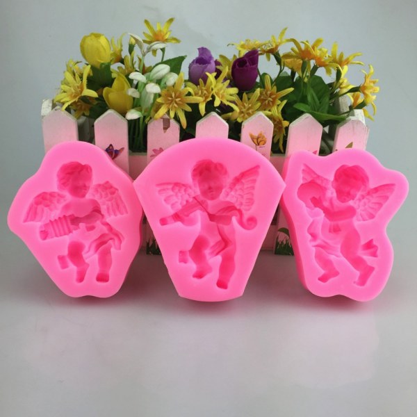 3 kpl Mini Angel molds 3D Angel molds