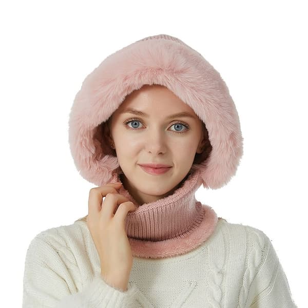 Strikket Hue Face Cover Halshætter SORT black