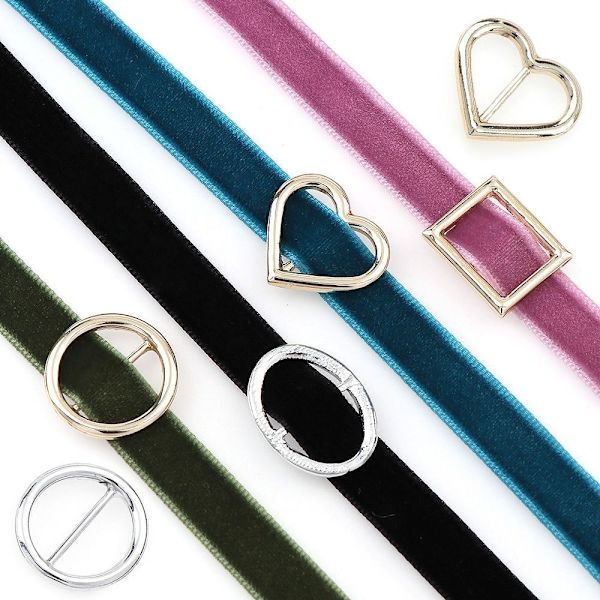 10 kpl / set Slider Solki Vyön solki HOPEA NELIKULMINEN silver Rectangular-Rectangular
