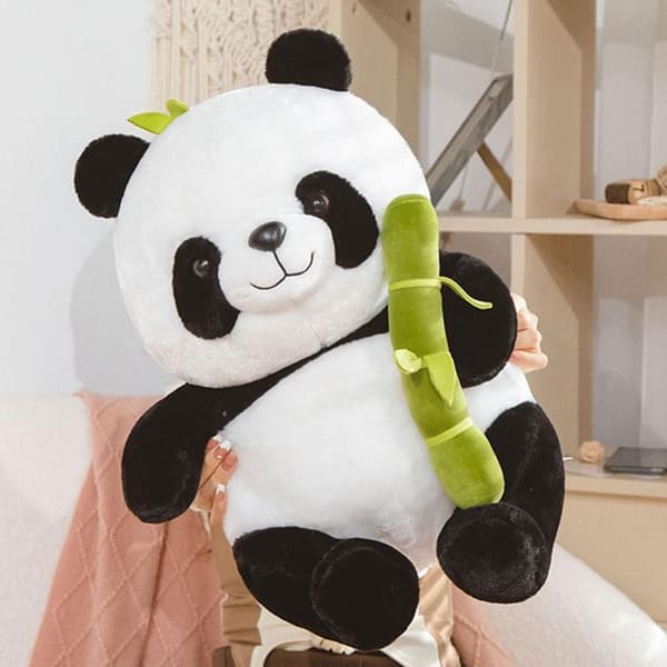 Panda pehmo täytetty bambu B B B