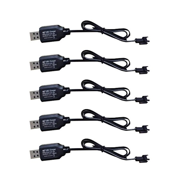 5kpl latauskaapeli Sm Liitäntäkaapeli Laturi 7.2V SM 7.2V SM connector