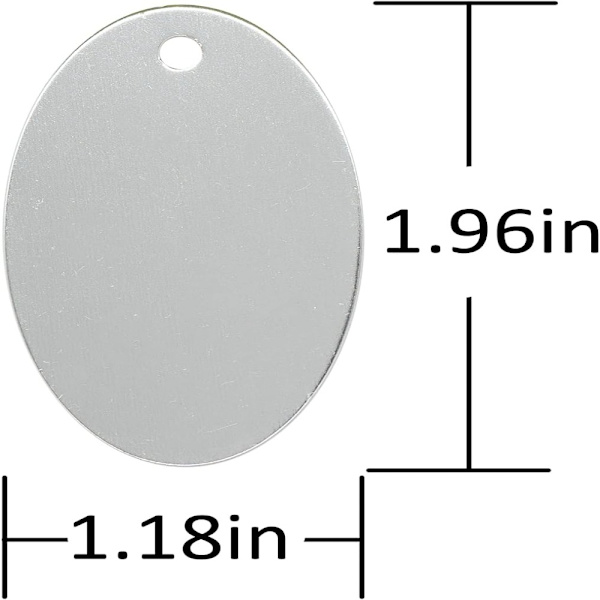 Aluminium Tags Stempling Blanks Blank Tags