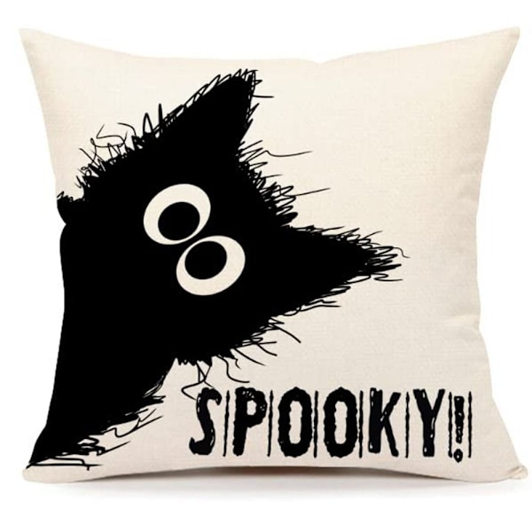 45 cm Halloween-tyynyliina Pellava case 01 01 01
