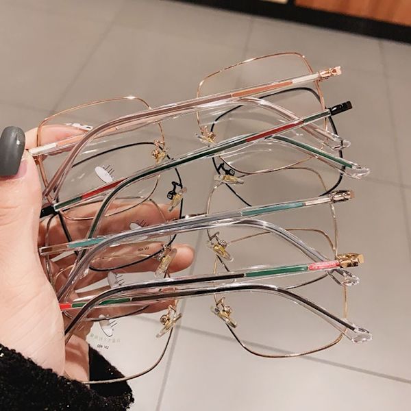 Anti-Blue Light Glasögon Överdimensionerade glasögon ROSE GULD ROSE GULD Rose gold
